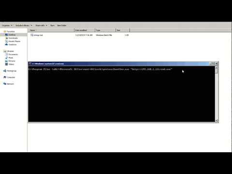 Payload download via Office Binary protocolhandler.exe