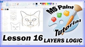 MS Paint Tutorials Lesson 16 How to Use Layers in MS Paint Layer logic