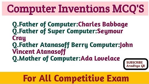 Computer Inventions MCQ