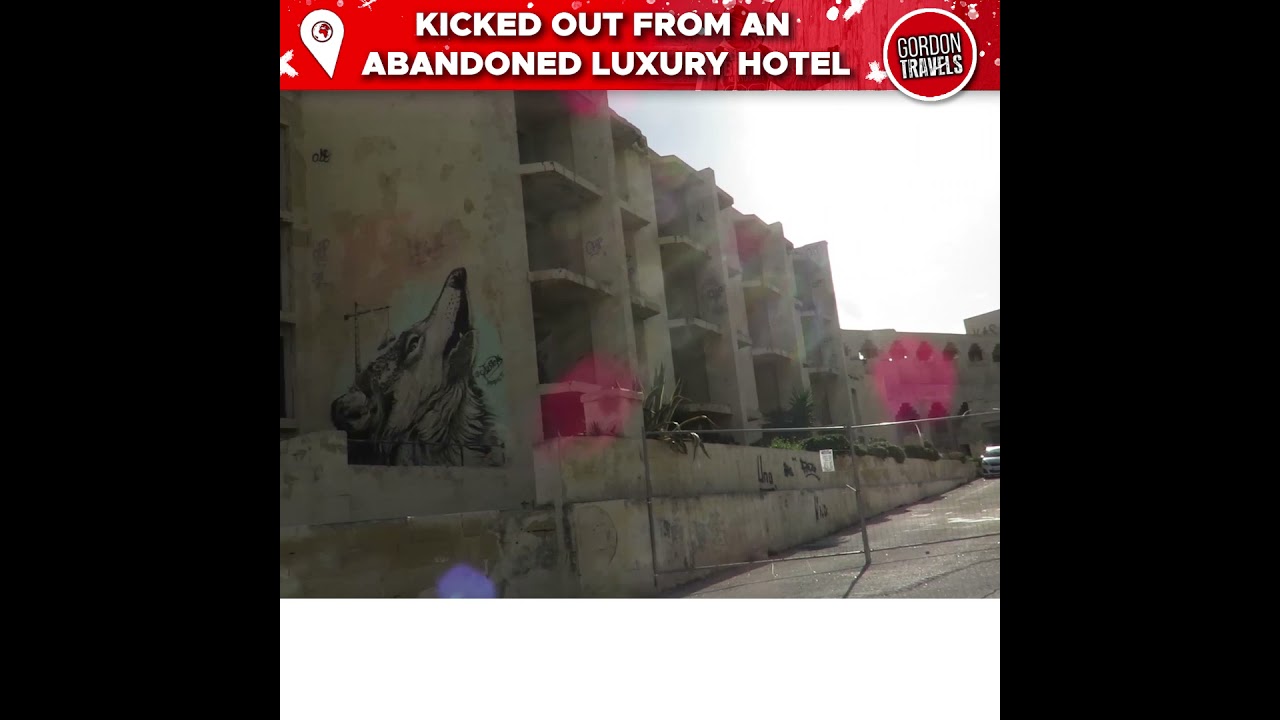 Gordon Travels held at an Abandoned Hotel in Malta 🇲🇹 
