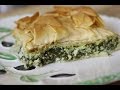 How to make THE BEST  Greek Spinach Pie / SPANAKOPITA