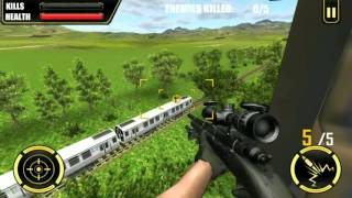 Ultimate Shooter: Train Sniper Android Game Play |  Level 1 Walkthrough screenshot 2