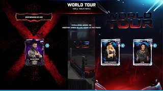 WWE 2K26 MyFaction World Tour Los Angeles Arc 4 Triple Threat