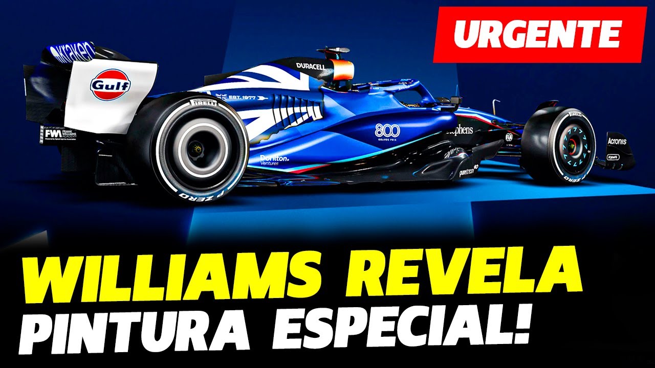 Falta pouco: descubra as novidades da Williams para o GP de