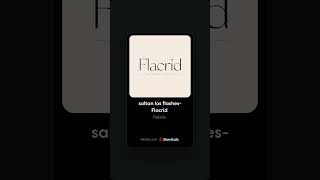 Saltan flashes- Flacrid