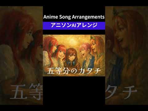 五等分のカタチ /五等分の花嫁∬/「??風」AIアニソンアレンジ ショート