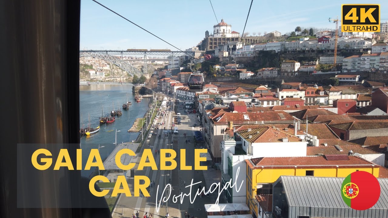 [4K] City Walk PORTUGAL | Porto - Vila Nova de Gaia | Douro River | Cable Car | Serra do Pilar