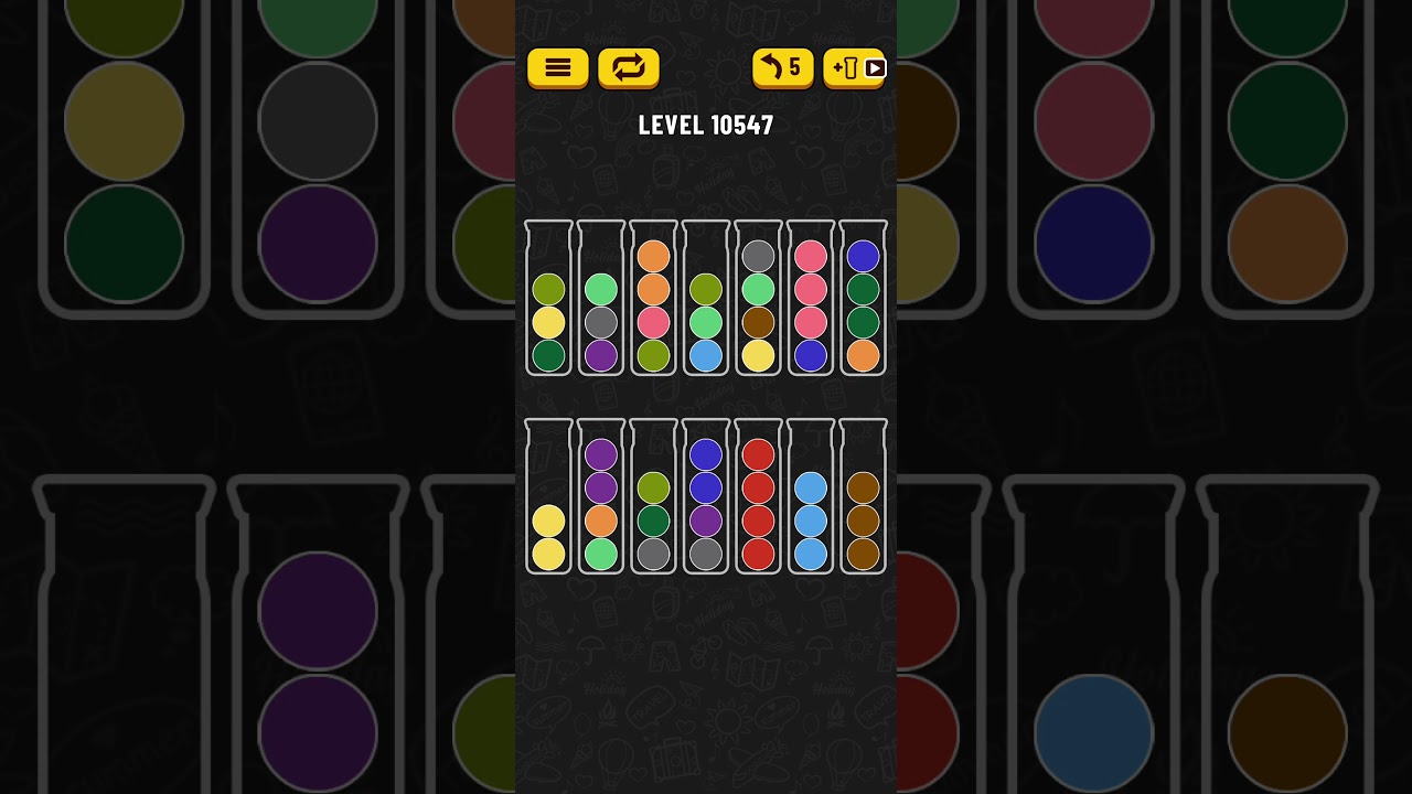 Ball Sort Puzzle Level 10547 /Ball Sort Color Water Puzzle Level 10547 Water Sort Puzzle Level 10547