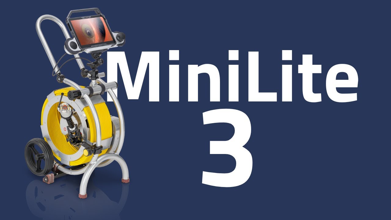 𝗠𝗶𝗻𝗶𝗟𝗶𝘁𝗲 3 - Schiebekamerasystem für die Inspektion von Hausanschlüssen