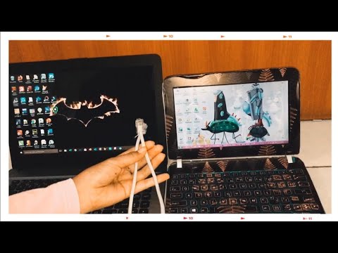 Video: Bagaimana Menghubungkan Dua Laptop Dengan Kabel