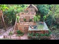 Build Beautiful Swimming pool & House Villa Using wooden in Will