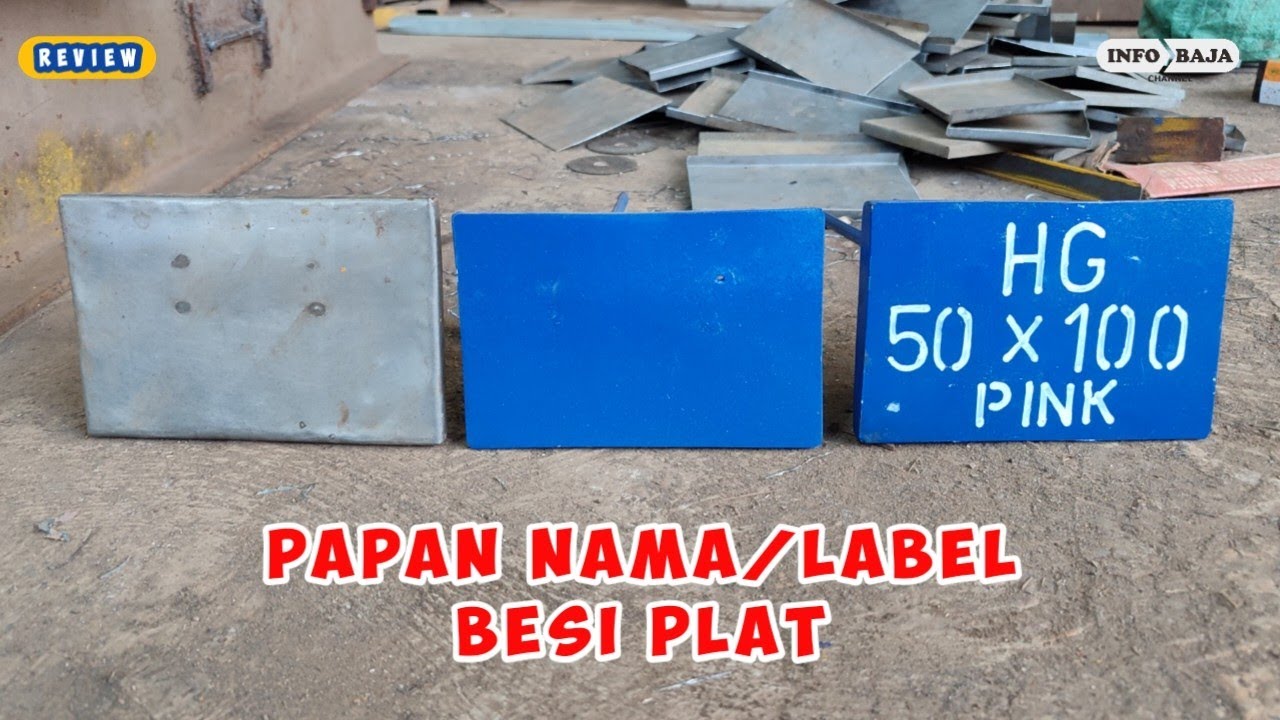 Kelebihan dan kekurangan Label papan nama besi 