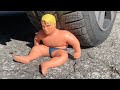 Crushing Crunchy & Soft Things by Car! EXPERIMENT: Car vs Stretch Armstrong
