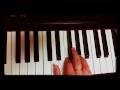 How to play coldplay  viva la vida melody  simple and easy piano tutorial