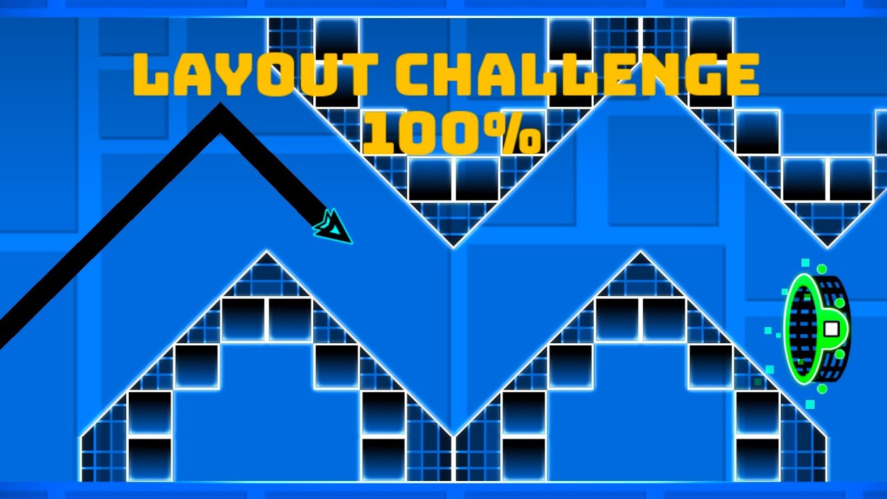 I BEAT IT! || Layout Challenge by Hazk || 100% COMPLETION [MOBILE ...