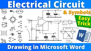 How to draw Electrical Circuit and Electrical Symbols in Microsoft Word screenshot 4