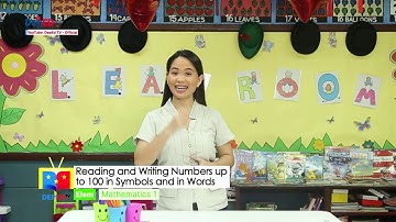 Grade 1 Math Q1 Ep 9 Reading and Writing Numbers Up to 100 in Symbols and in Words