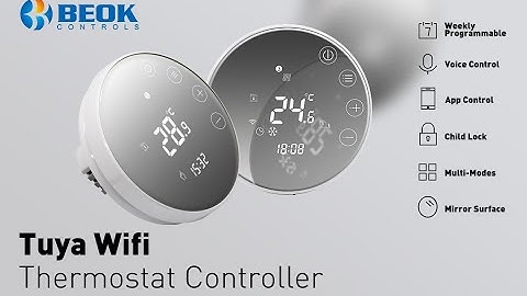 Beok TGR86 Round Screen Room Thermostat丨Tuya WiFi Smart Thermostat