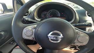 Steering Wheel Buttons Description for Nissan Micra IV ( 2010 – 2017 ) Steering Wheel Functions