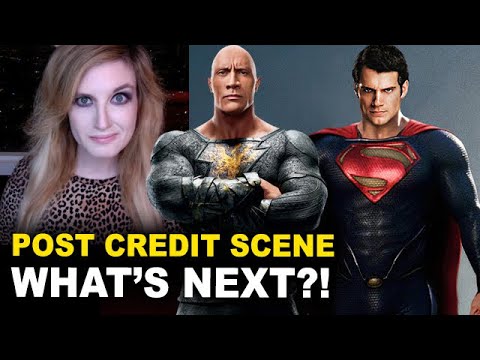 BLACK ADAM POST-CREDIT SCENE! Superman Cameo & Man of Steel 2 Plan! 