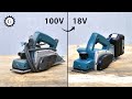 100V to 18V Brushless Planer Conversion | Electric Makita 1900B