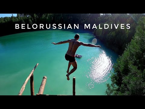Белорусские Мальдивы | меловые карьеры Любань #мальдивы #белорусские #меловыекарьеры