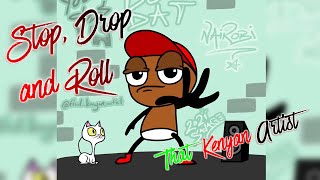 Stop Drop and Roll (TikTok animation) Resimi