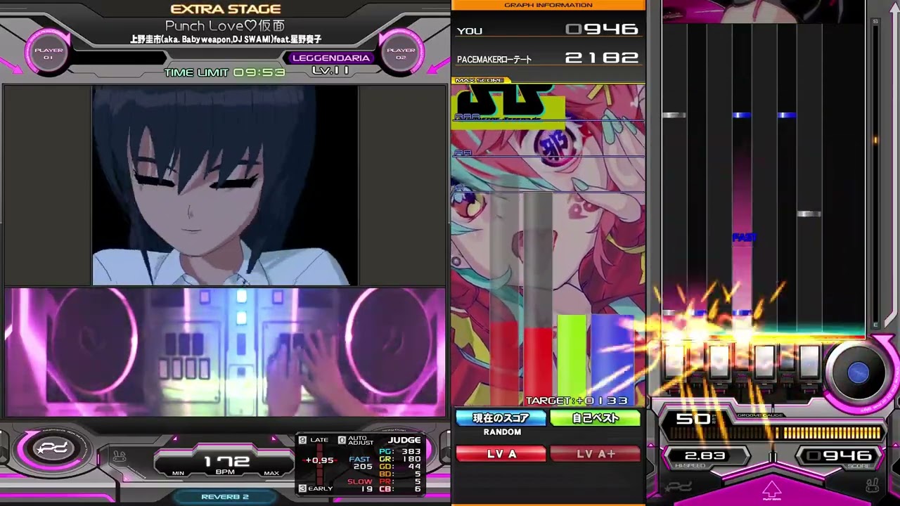 beatmania IIDX #1080 Punch Love♡仮面 SPL EX-HARD - YouTube