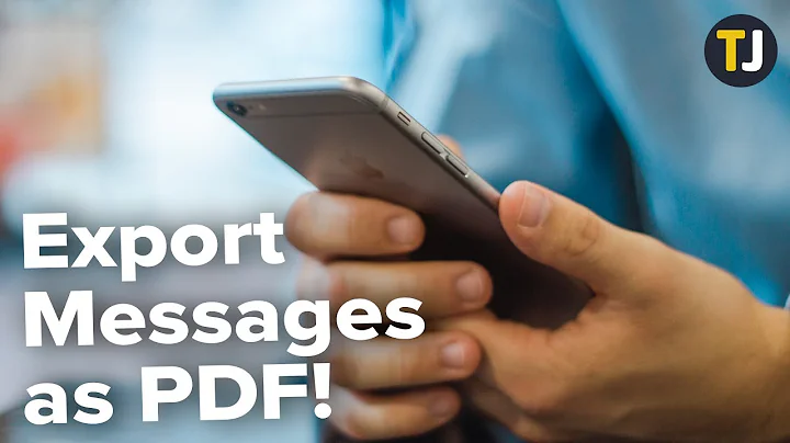 How do I export text messages from my iPhone? (2023)