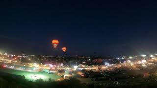 Albuquerque Balloon Fiesta 2021.  Sunday Dawn Patrol time lapse - beautiful!