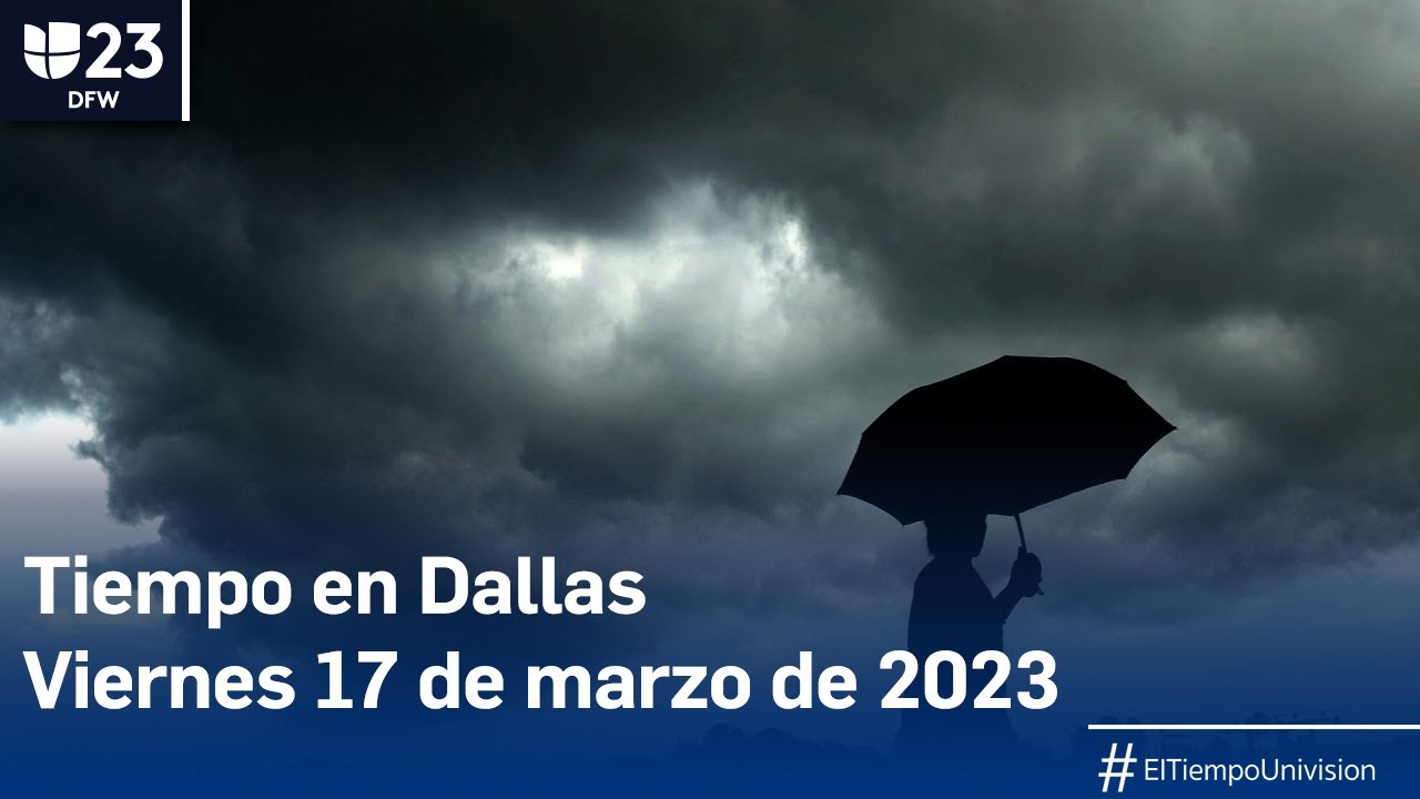 Tiempo en Dallas, Texas, para las próximas horas el pronóstico del