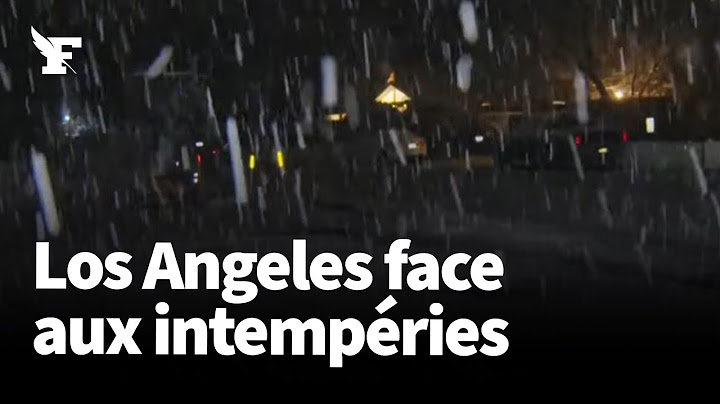 Californie: après les incendies, Los Angeles fait face à d'importantes intempéries