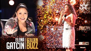 Elena Gatcin a trezit emoții puternice, meritând Golden Buzz