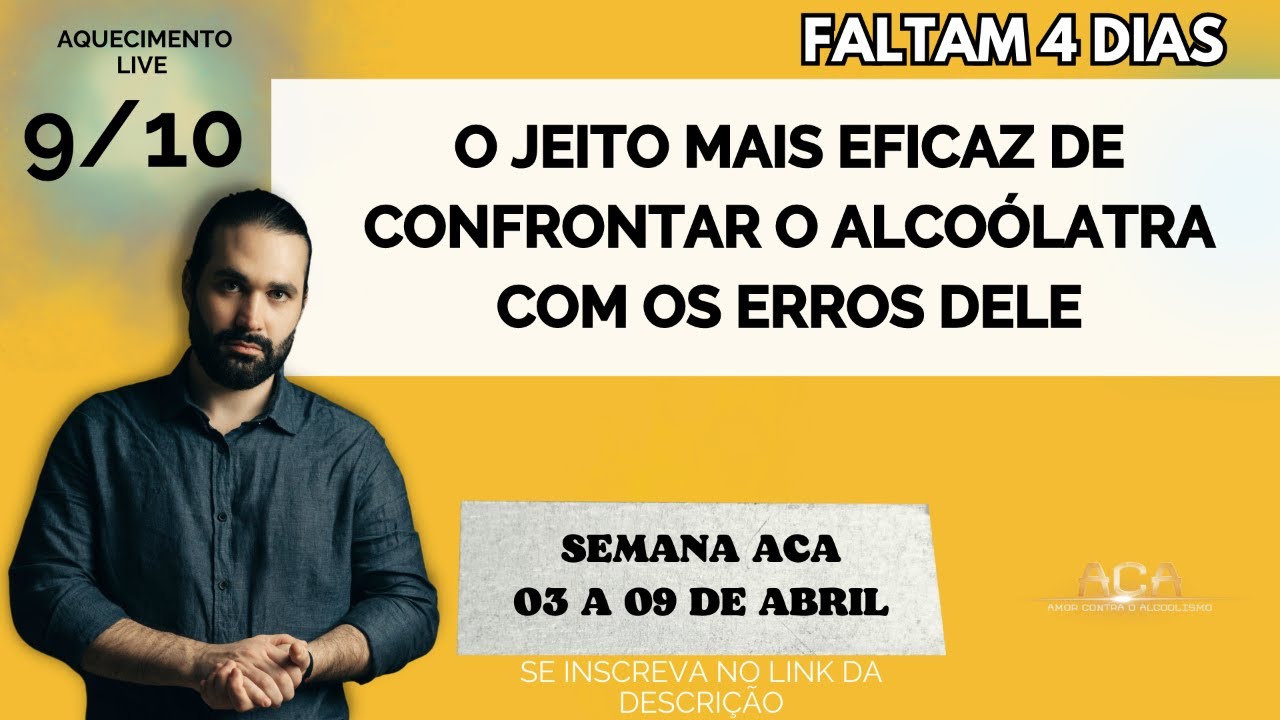 Como fazer o alcoólatra reconhecer os próprios erros