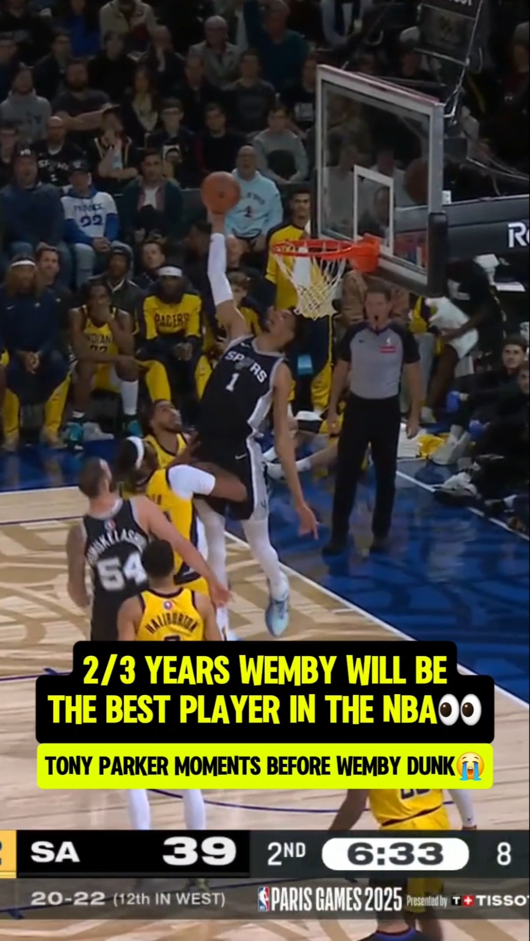 Wemby proving Tony Parker right?