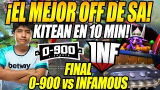 EL MEJOR OFF DE SUDAMERICA!! 0-900 vs INFAMOUS - GRAN FINAL!! KITEAN EN 10 MIN - BITEL TRUE FIGHTERS screenshot 2