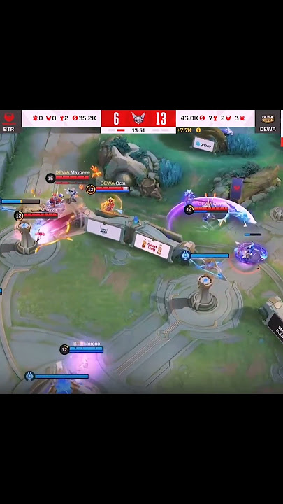 BTR vs DEWA Game2 #mpl #mplindonesia #mlbbesports #esports #mlbb #highlight #mobilelegends