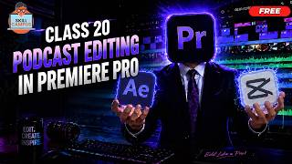 Premiere Pro Course Class 20 | Podcast Editing in Premiere Pro | Multi Camera Editing