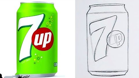 How to draw soda can