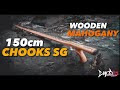How to make Wooden Speargun; 150cm Edition, using Palm Router & Mahogany wood | Chooks Adventures.