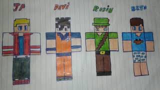 Como desenhar o robin hood o beto gamer e o HeyDavi e o j...