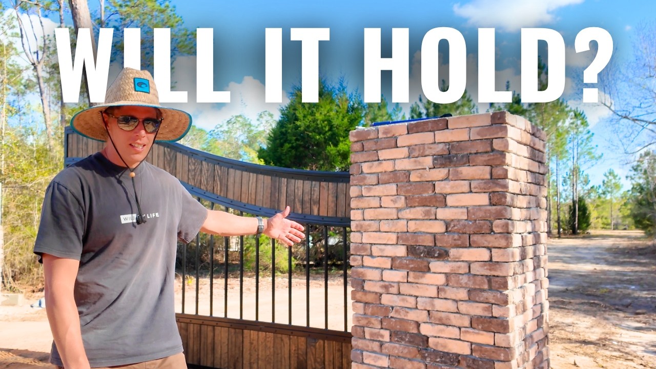 I Built Massive Driveway Columns For My 