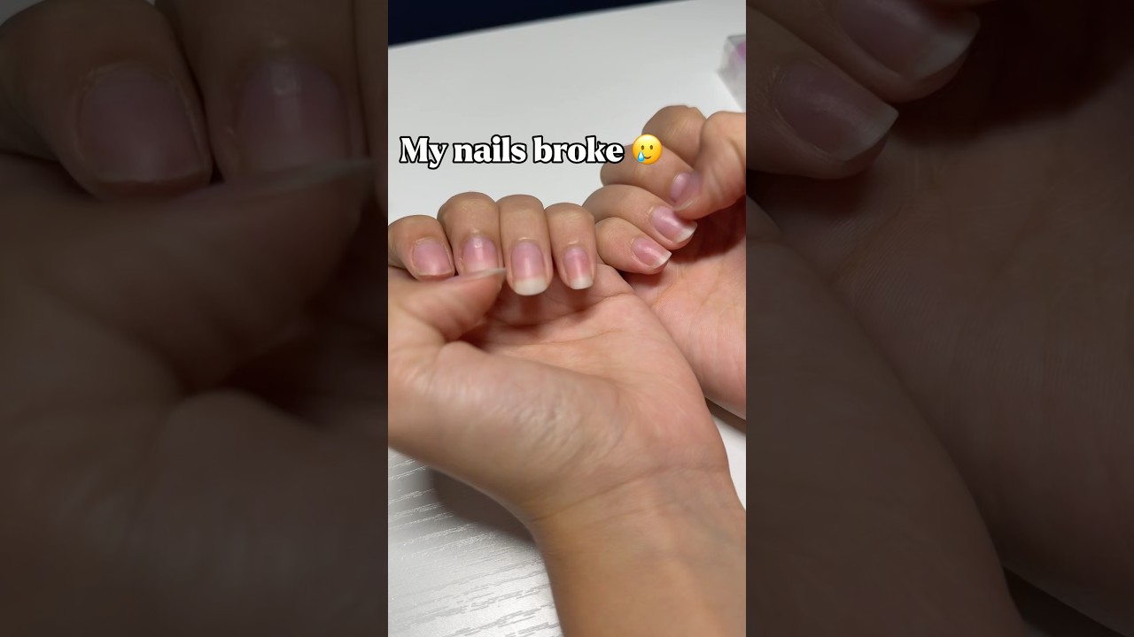 Cleaning up my nails! 