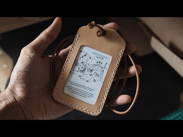 The Trooper Handmade Leather Badge Wallet — ADK Leatherworks