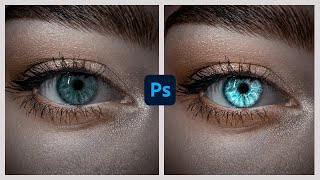 Самый быстрый способ сделать ГЛАЗА выразительными на любой фотографии. Adobe Photoshop