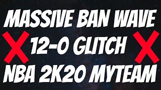 In todays video we have a massive ban wave for 12-0 glitch nba 2k20
myteam. twitch: https://www.twitch.tv/danny24 twitter:
https://twitter.com/heatupdanny...