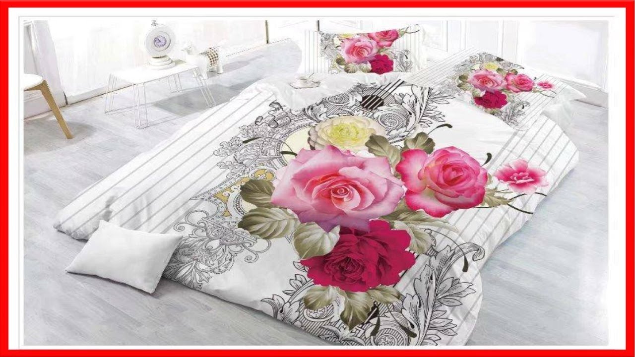 Floral Design Double Bed Sheet With Pillow Covers Double Bed Sheets floral-design-double-bed-sheet-with-pillow-covers-double-bed-sheets