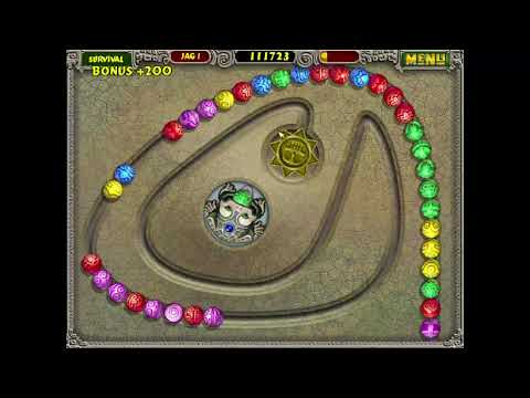 Riverbed Mosaic Survival Mode - Zuma Deluxe (RealArcade)