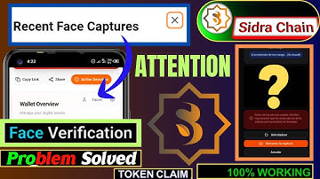 SIDRA Claim Tutorial | Fix Face and CAMERA Verification Problem | SIDRA Recent Capture Update 