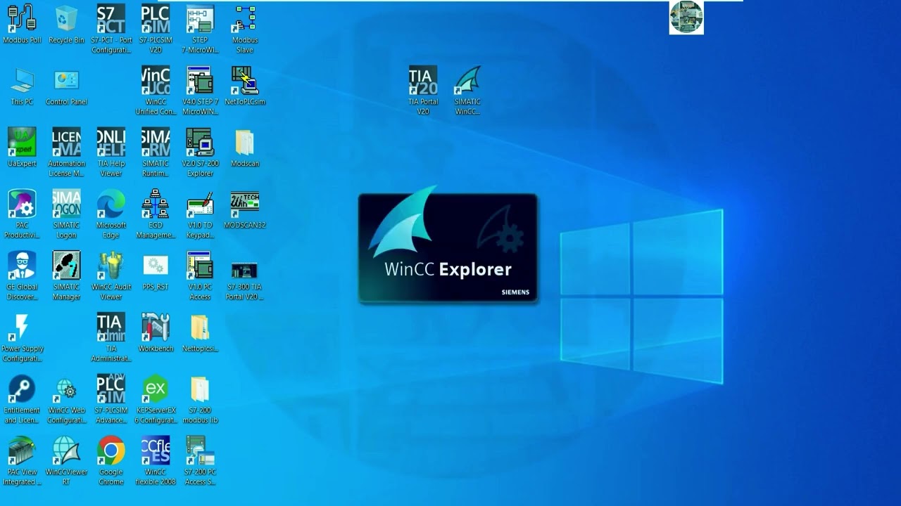 TIA Portal V20 export tags to WinCC Explorer V8.1 of PLC S7-300(1080P_60FPS)